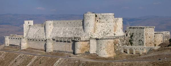 Krak des Chevaliers Castle (‏قلعة الحصن‎, Qal'at al-Husn)