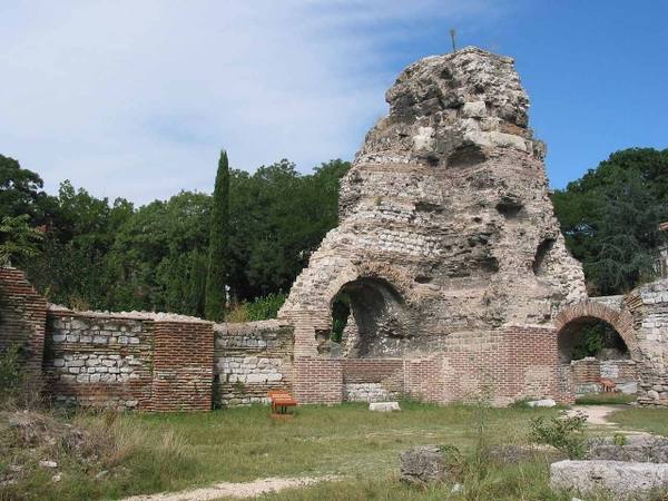 Ancient Town Odessos-Roman Bath
