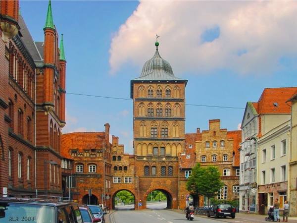 Lübeck City Fortification-Burgtor