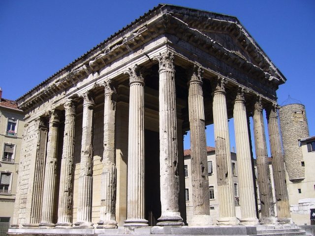 Roman City Vienna-Temple d’Auguste et de Livie