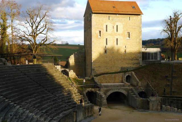 Roman City Aventicum-Amphitheatre