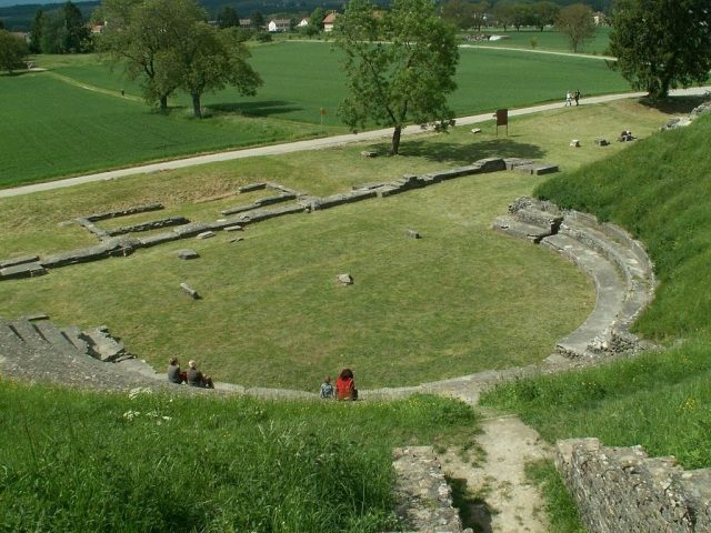 Roman City Aventicum-Theatre