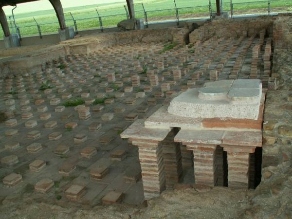 Roman City Aventicum-Therme