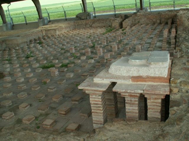 Roman City Aventicum-Therme