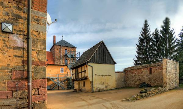 Monastery courtyard Belgern