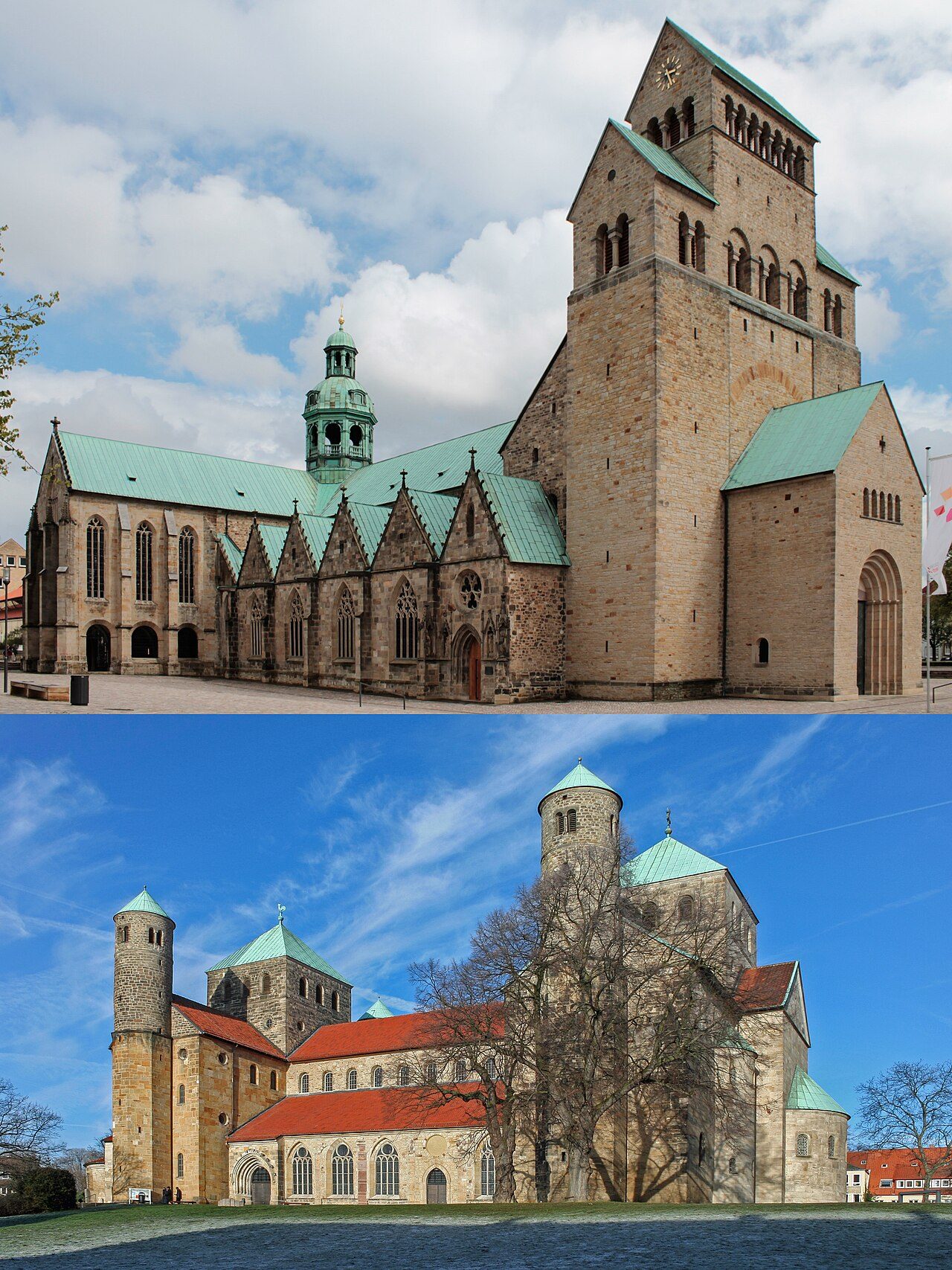 St Mary's Cathedral and St Michael's Church at Hildesheim