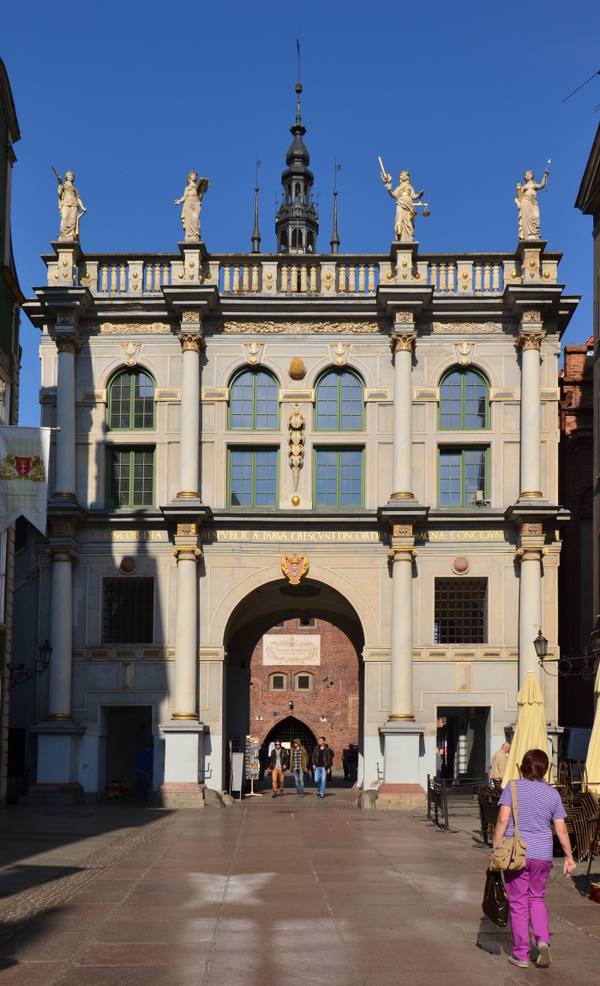 Fortifications de Gdańsk - Porte Dorée