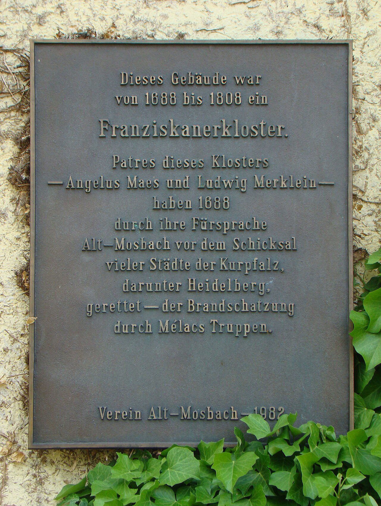 Franziskanerkloster Mosbach